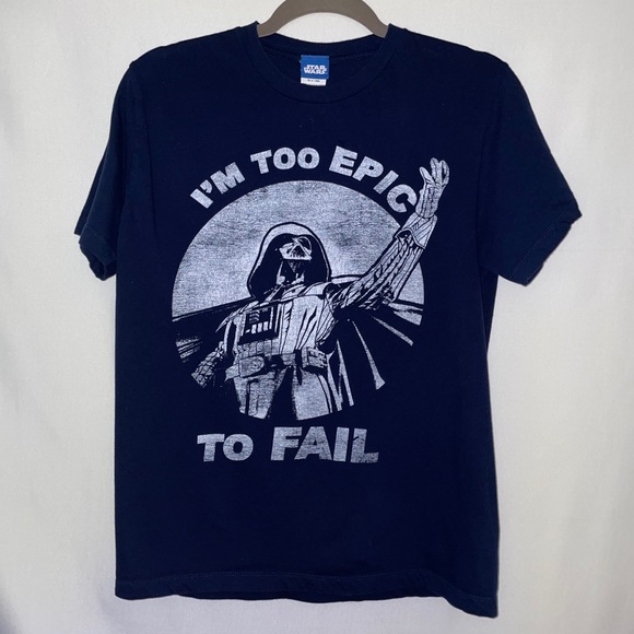 Star Wars “I’m Too Epic Too Fail” Shirt Navy Blue
